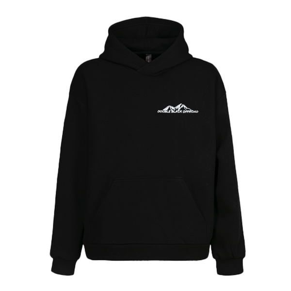 Double Black Offroad Black Hoodie