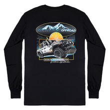 Double Black Offroad Long Sleeve Black T Shirt