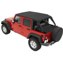 Bestop Safari Bikini Top and Windshield Channel in Black Diamond - jk