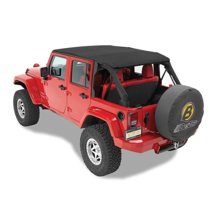 Bestop - JK 4 DR Trektop NX Black Twill with Tinted Windows