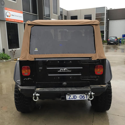 Bushwacker Jeep TJ Flat Style Fender Flare - Set of 4