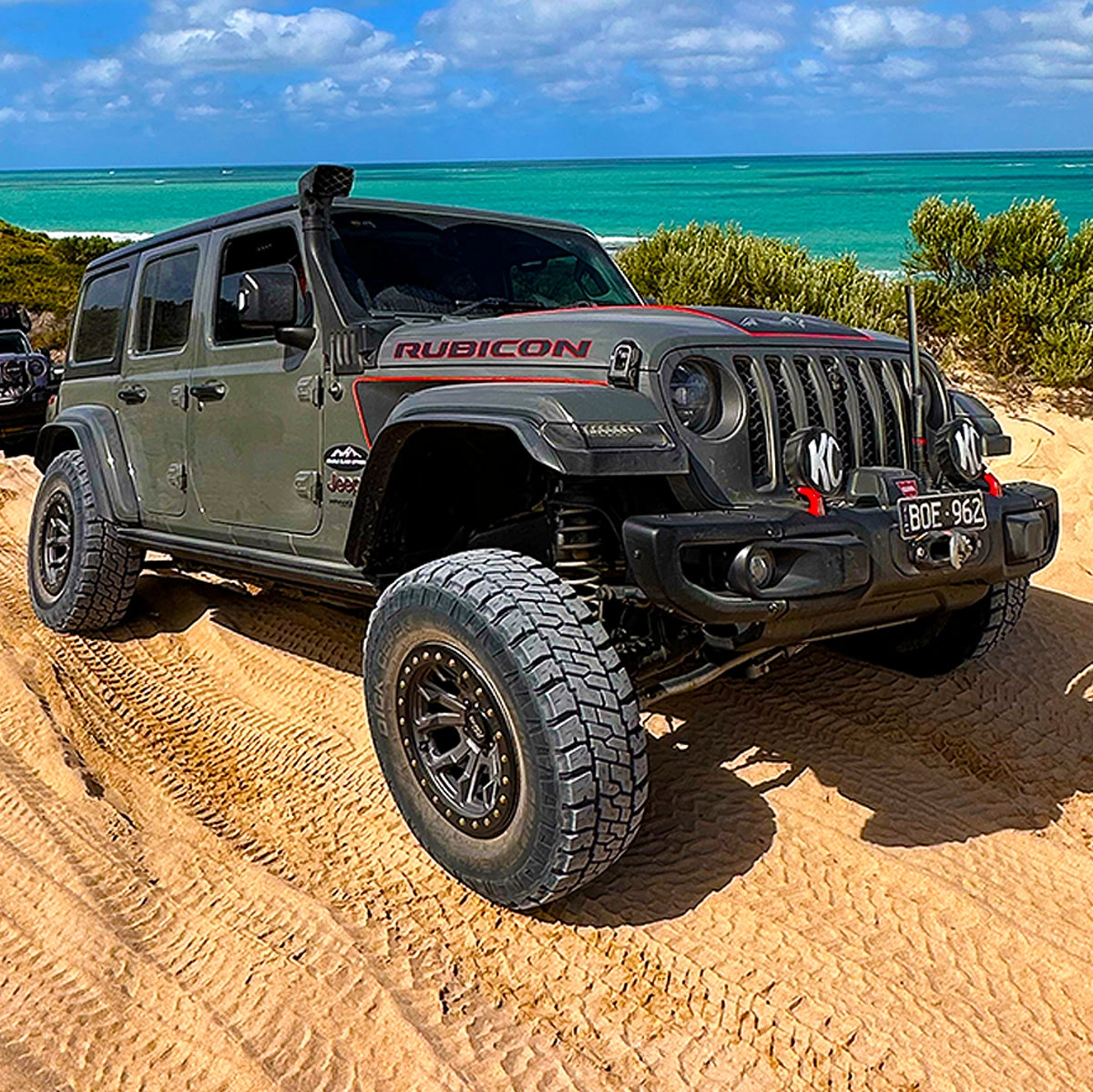 DBOR JL WRANGLER TOURER PLUS 3.5" LIFT KIT WITH FOX 2.0 IFP Monotube Shocks