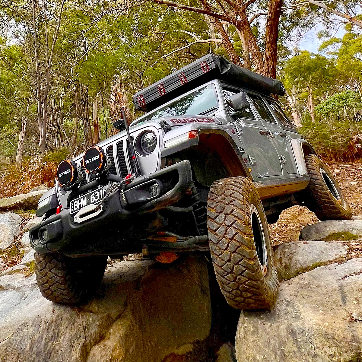 DBOR JL WRANGLER TOURER PLUS 3.5" LIFT KIT WITH FOX 2.0 IFP Monotube Shocks