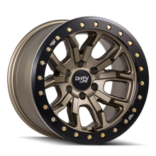 Dirty Life DT-1 9303, 17x9 Wheel with 5x5 Bolt Pattern - Matte Gold - 9303-7973MGD12
