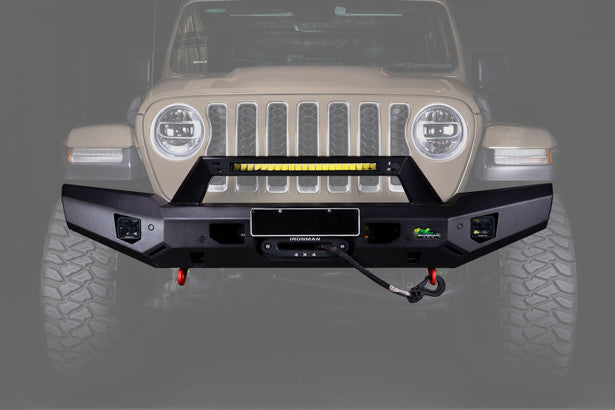 Ironman 4x4 - Raid Series Front Bumper - JL Wrangler / JT Gladiator and JK Wrangler 2007+
