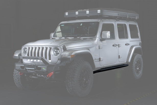 Ironman 4x4 - Raid Series Heavy Duty Side Sliders - 4 Door JL Wrangler SS077JL