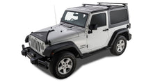 Rhino Rack VORTEX RCL BLACK 2 BAR RHINO-RACK BACKBONE ROOF RACK JK Wrangler 2 Door 2007 to 2018 JC-01320