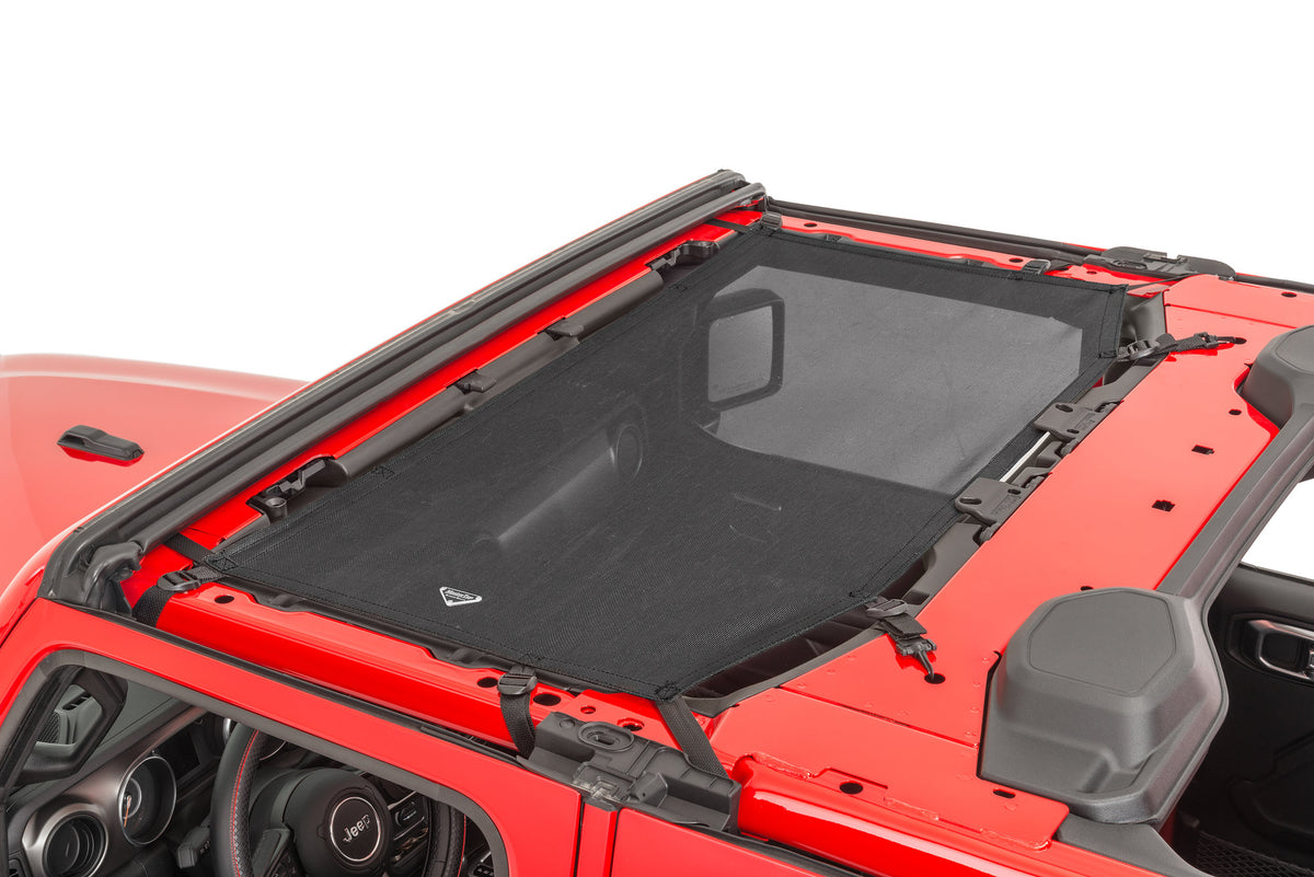 MasterTop ShadeMaker Freedom Mesh Bimini Top Plus for Jeep Wrangler JL Unlimited