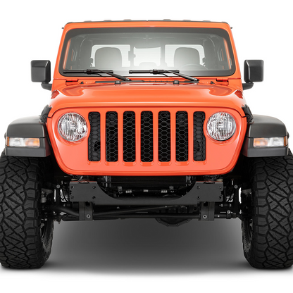 Quadratec - Winch Mount Plate for 19+ Jeep Wrangler JL & Gladiator JT for Factory Steel Bumper