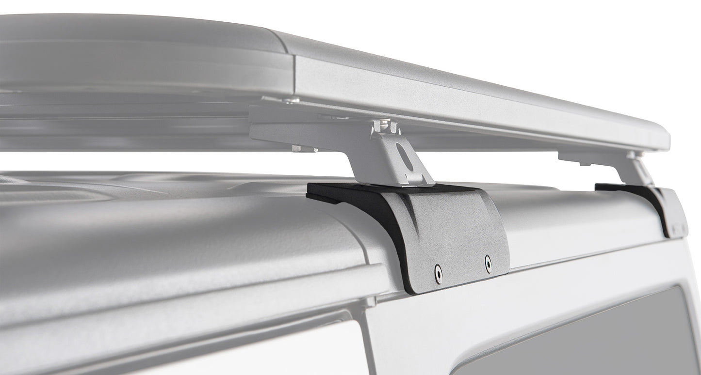 Rhino Rack VORTEX RCL BLACK 2 BAR RHINO-RACK BACKBONE ROOF RACK JK Wrangler 2 Door 2007 to 2018 JC-01320