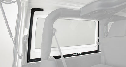 Rhino Rack VORTEX RCL BLACK 2 BAR RHINO-RACK BACKBONE ROOF RACK JK Wrangler 2 Door 2007 to 2018 JC-01320