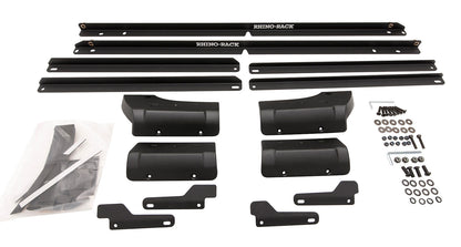 Rhino Rack VORTEX RCL BLACK 2 BAR RHINO-RACK BACKBONE ROOF RACK JK Wrangler 2 Door 2007 to 2018 JC-01320