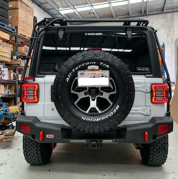 DBOR JL Jeep Wrangler 2019 + NUMBER PLATE RELOCATION BRACKET Kit