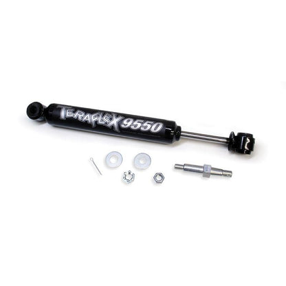 TeraFlex 9550 Heavy Duty Steering Stabilizer - JK/TJ and JL/JT Gladiator with flipped dampener relocation kit