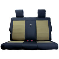 Trek Armor Jeep JK Seat Covers Rear Pair Black JK 2 Door