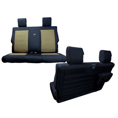 Trek Armor Jeep JK Seat Covers Rear Pair Black JK 2 Door