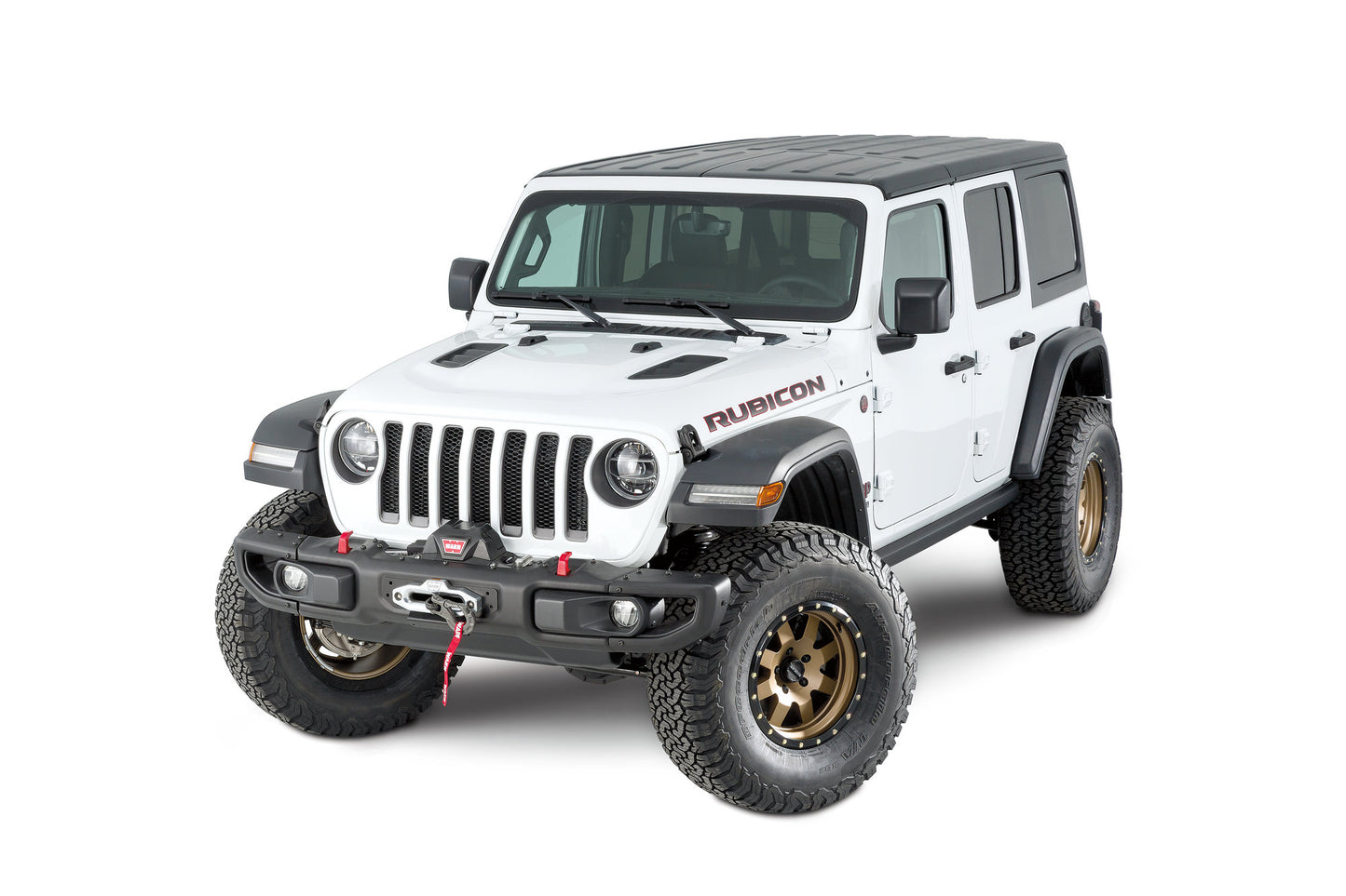 WARN 101255 Winch Mount Plate for 18+ Jeep Wrangler JL and Gladiator JT with Factory Steel Bumper