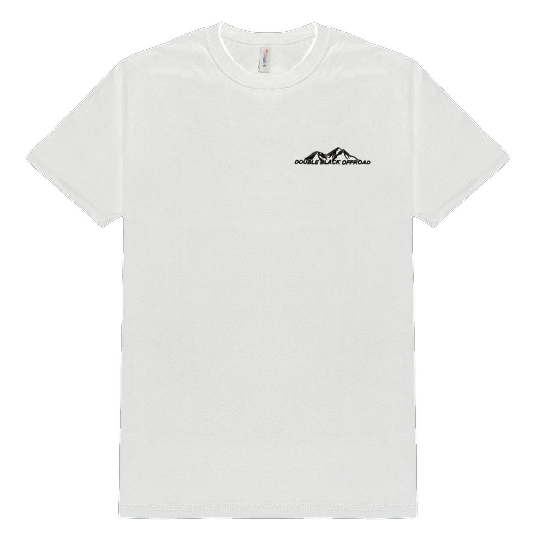 Double Black Offroad White T Shirt