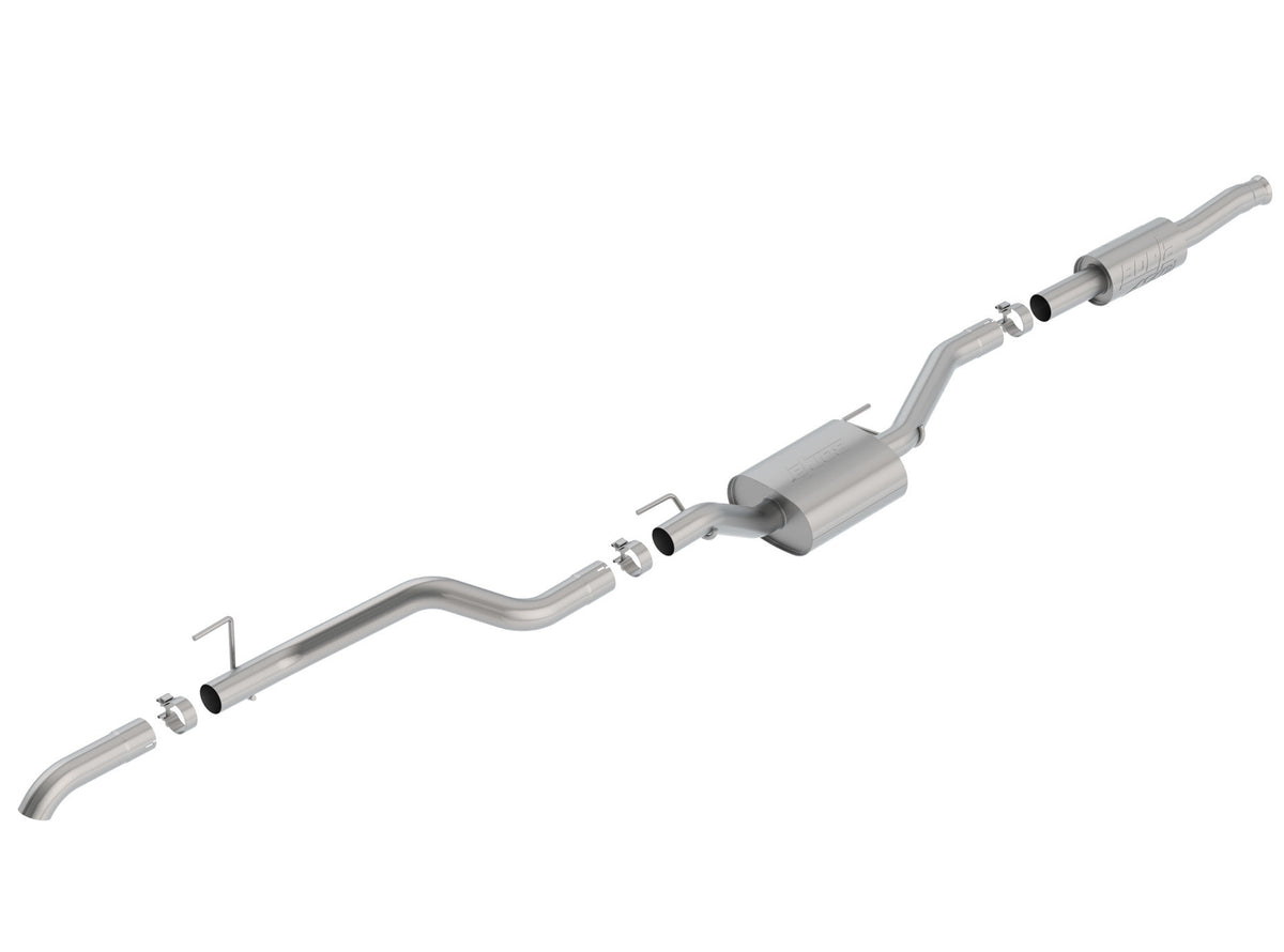 Borla 140810 ATAK® T-304 Stainless Steel Catback Exhaust System with Single Turn Down Tip in Polished Stainless