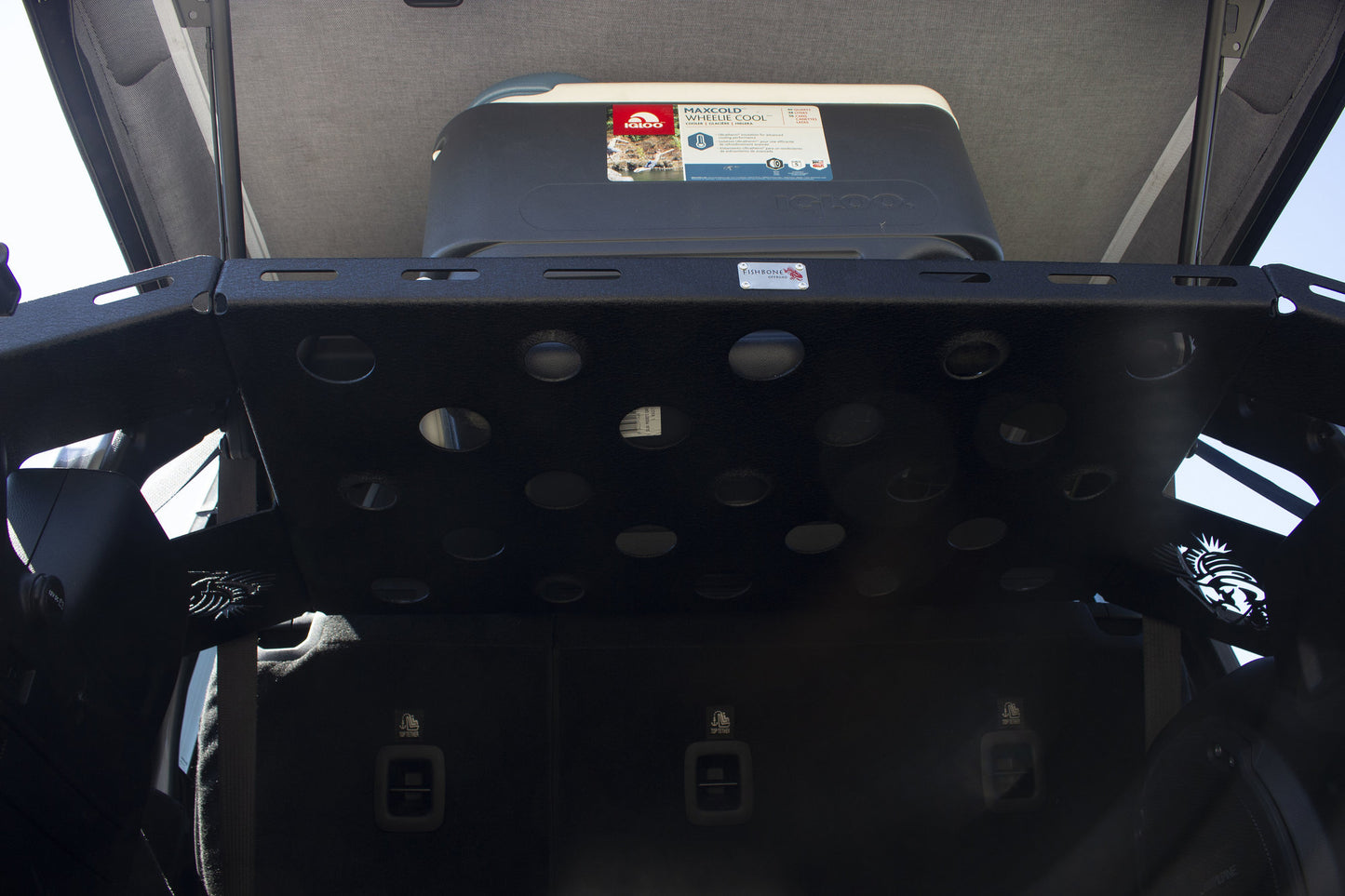 Fishbone Offroad FB25113 Interior Storage Rack for 18+ Jeep Wrangler JL Unlimited 4-Door