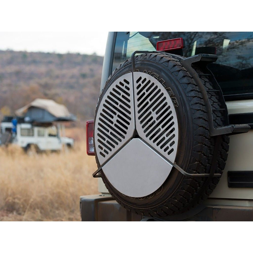 SPARE TIRE MOUNT BRAAI/BBQ GRATE - BY FRONT RUNNER