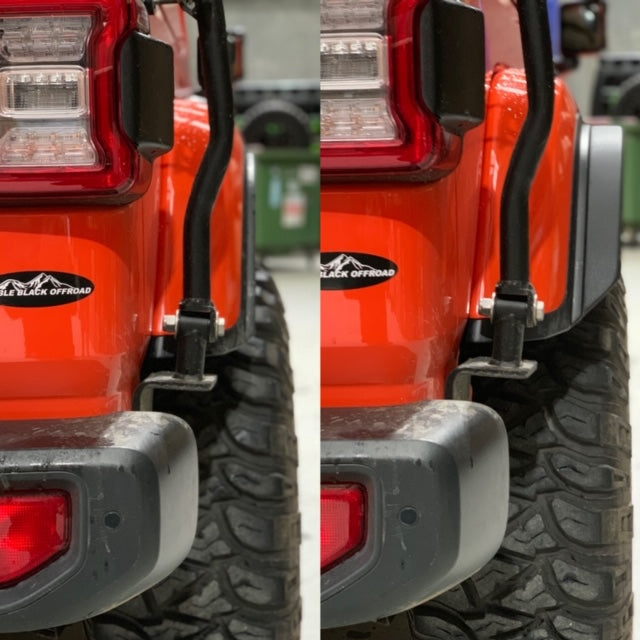 DBOR - 2" Fender Extensions For JL Wrangler (AUS/EU SPEC) 2019 - 2023