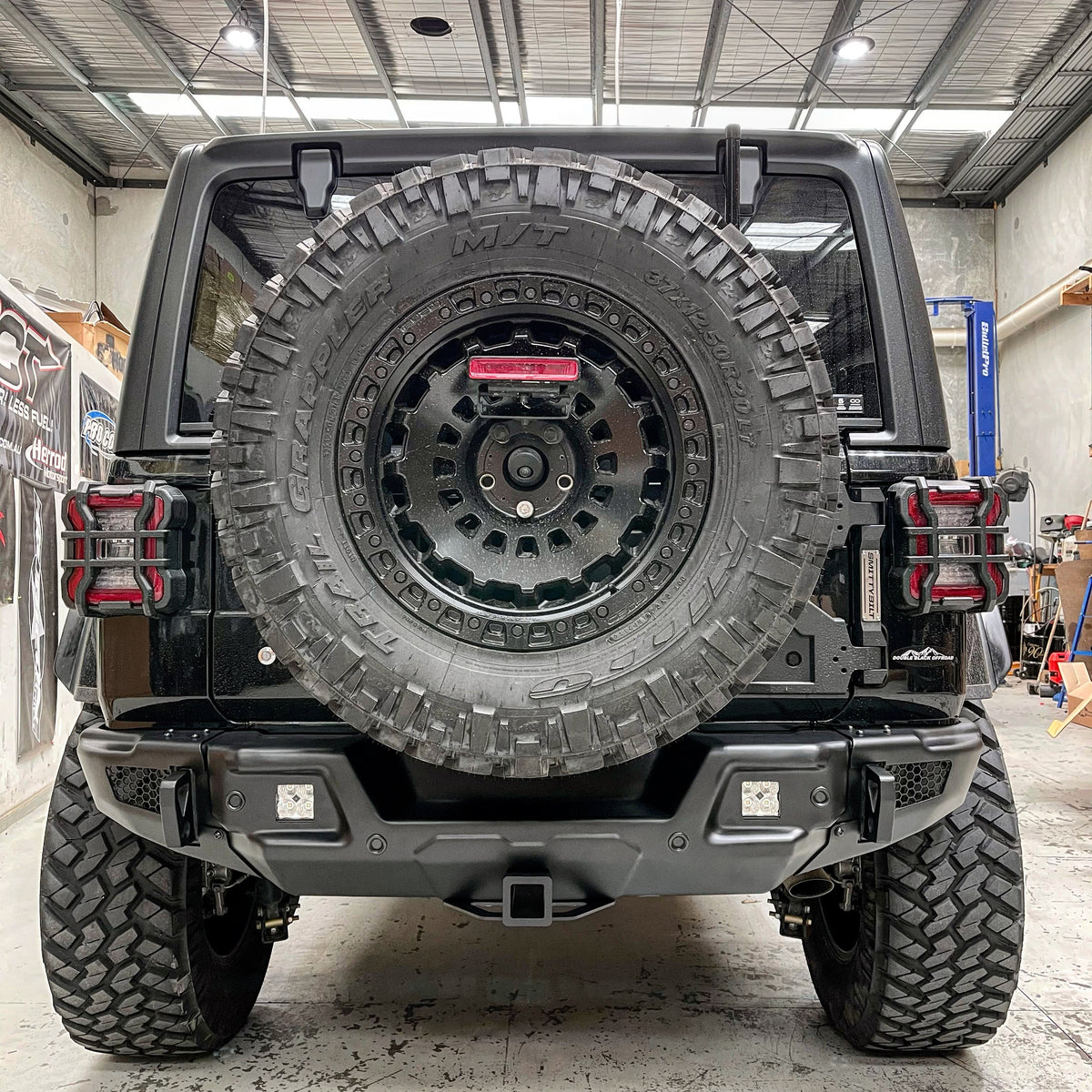 Smittybilt 77732 Stryker Rear Bumper for 18+ Jeep Wrangler JL 2 and 4 door