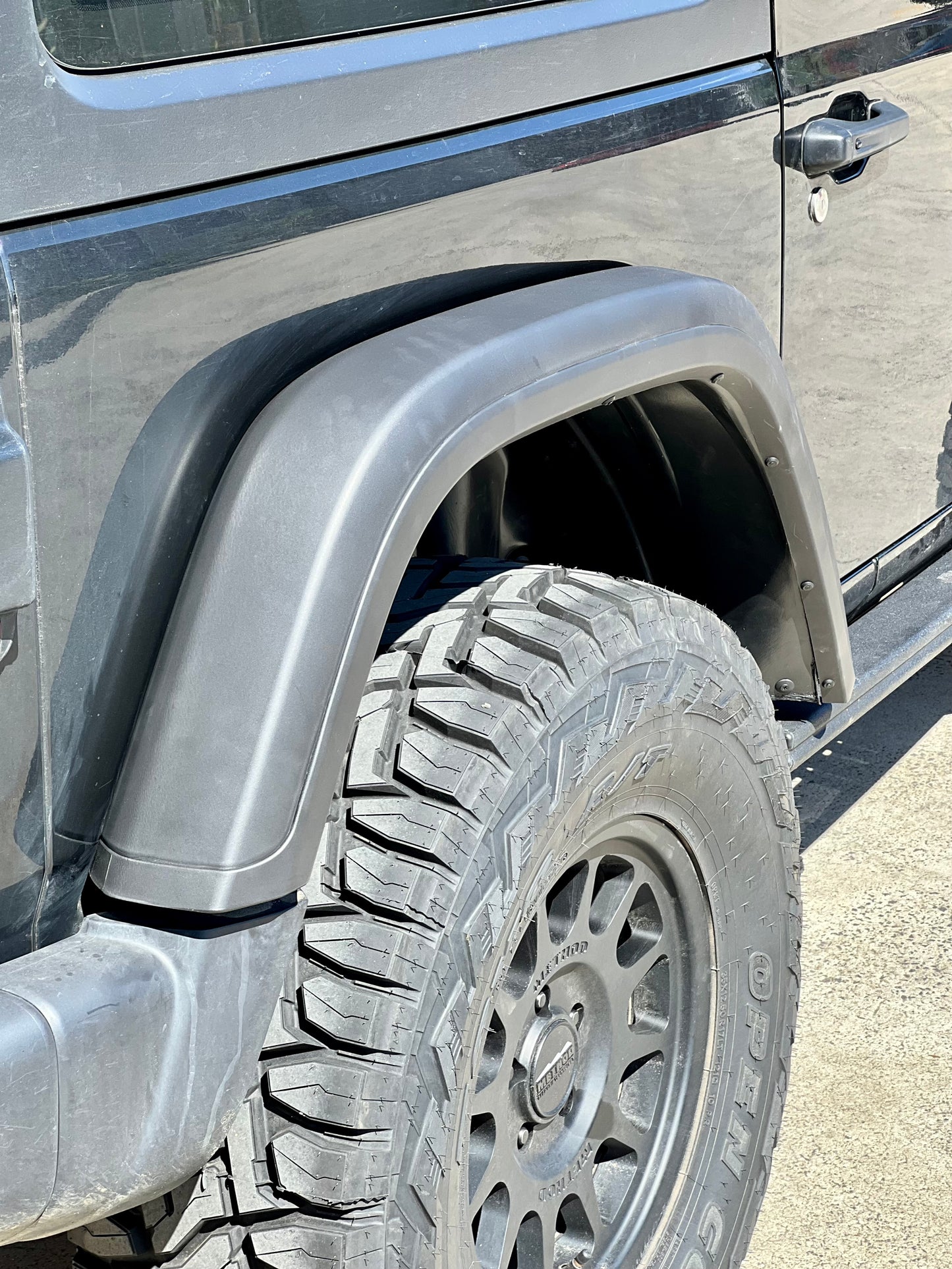 MP Concepts High Clearance Fender Flares; Rear JL Wrangler HG-JL-HFF-Rear