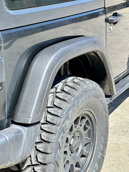 MP Concepts High Clearance Fender Flares; Rear JL Wrangler HG-JL-HFF-Rear