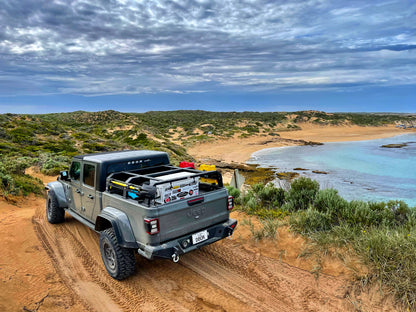 Fishbone Offroad FB22150 Tackle Rack Half Height for 20+ Jeep Gladiator JT