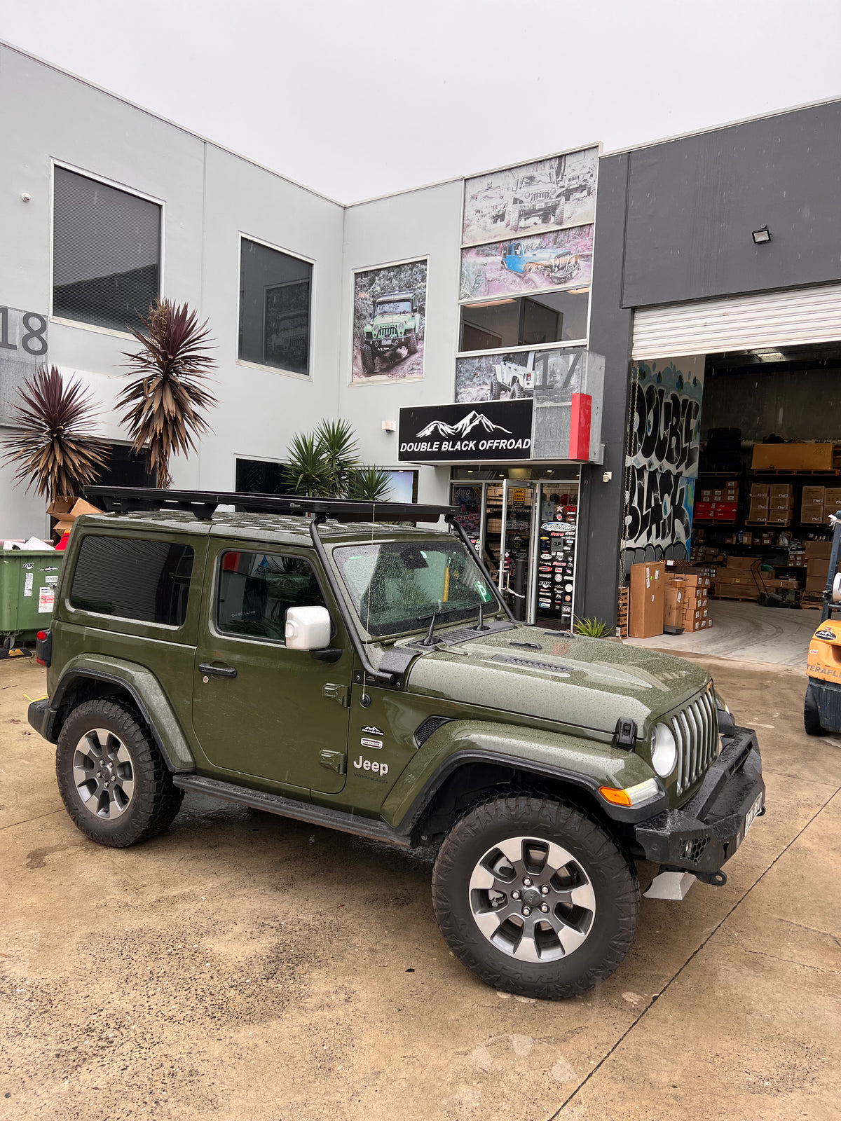 Jeep wrangler 2 discount door roof rack