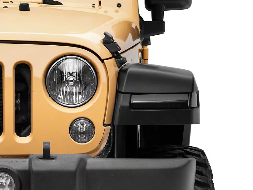 MP Concepts JL Style Front Fender Flares with Sequential Turn Signals (07-18 Jeep Wrangler JK)