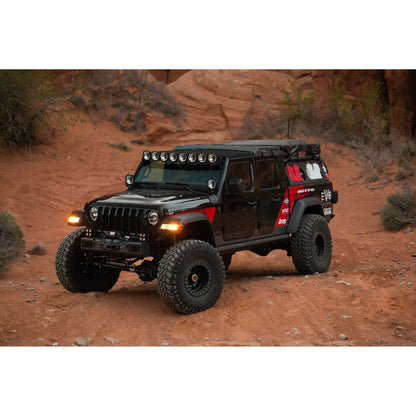 KC HiLiTES 91336 Gravity Pro6 LED Light Bar Kit for 18+ Jeep Wrangler JL and Gladiator JT