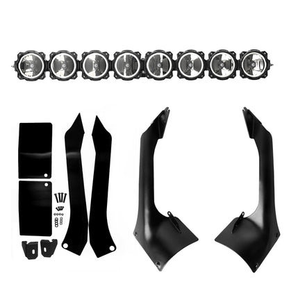 KC HiLiTES 91336 Gravity Pro6 LED Light Bar Kit for 18+ Jeep Wrangler JL and Gladiator JT