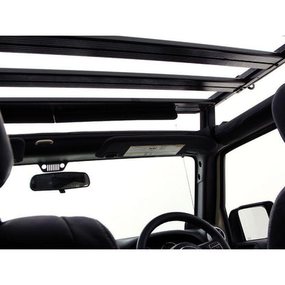 JEEP WRANGLER JKU 4 DOOR (2007-2018) EXTREME PRO SLIM LINE ROOF RACK KIT - BY FRONT RUNNER KRJW034T
