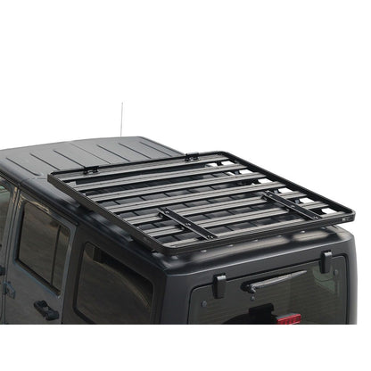 Front Runner JEEP WRANGLER JKU 4 DOOR (2007-2018) EXTREME 1/2 ROOF RACK KIT - BY FRONT RUNNER KRJW004T
