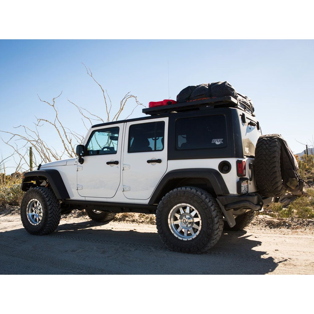 Front Runner JEEP WRANGLER JKU 4 DOOR (2007-2018) EXTREME 1/2 ROOF RACK KIT - BY FRONT RUNNER KRJW004T