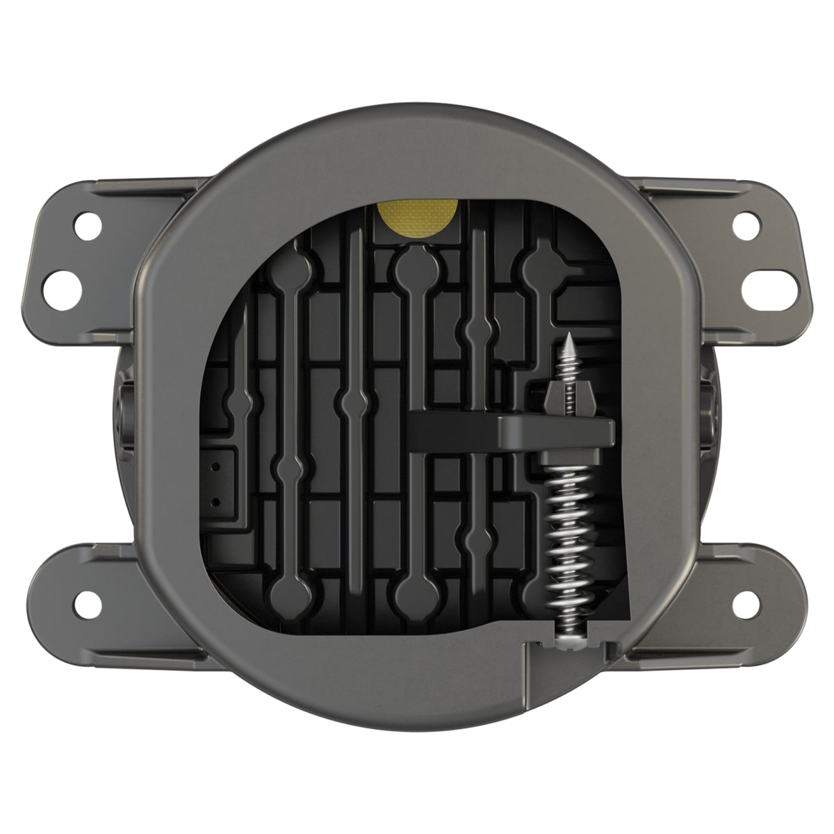 J.W.Speaker - LED Jeep Fog Lights - Model 6145 J2 Series - Carbon