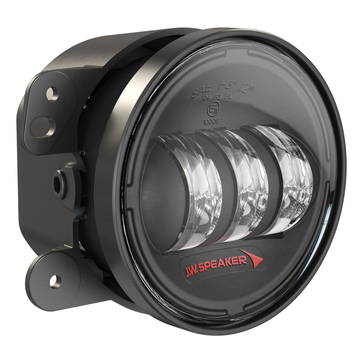 J.W.Speaker - LED Jeep Fog Lights - Model 6145 J2 Series - Black