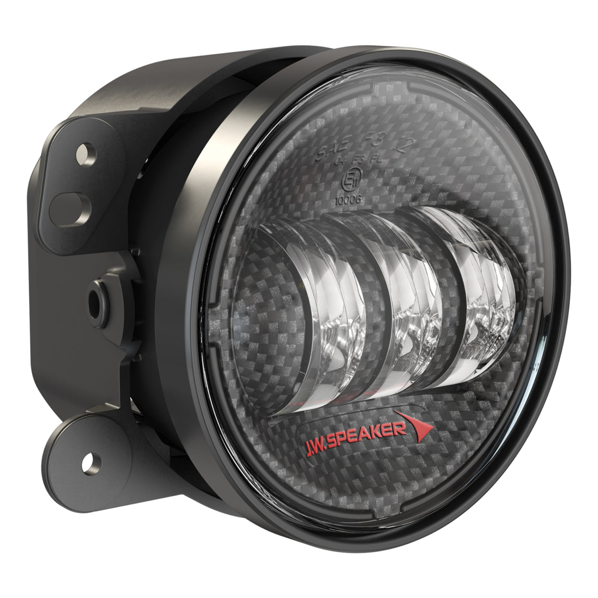 J.W.Speaker - LED Jeep Fog Lights - Model 6145 J2 Series - Carbon