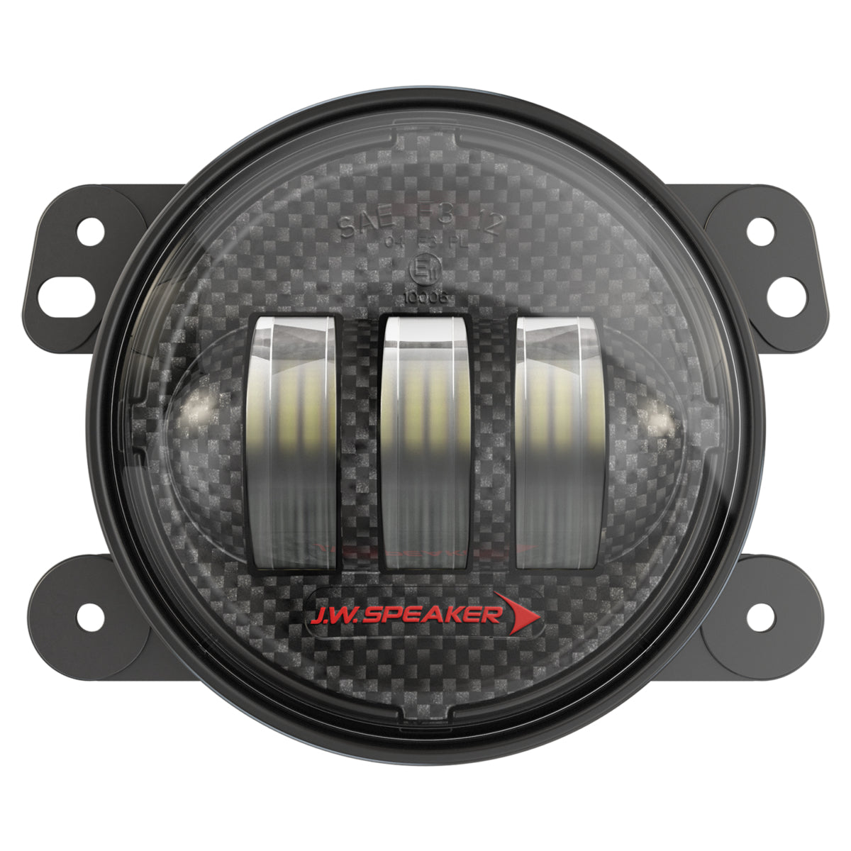 J.W.Speaker - LED Jeep Fog Lights - Model 6145 J2 Series - Carbon