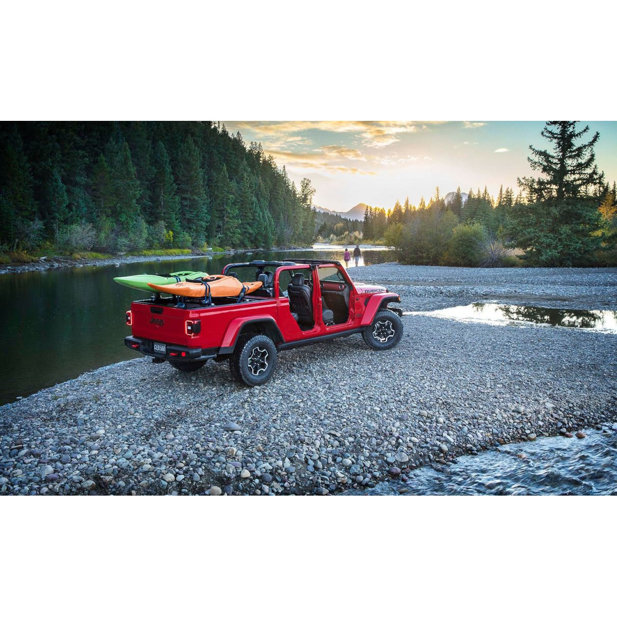 Mopar 82215631 Truck Bed Cross Bars for 2020 Jeep Gladiator JT with Trail Rail