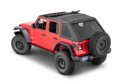 MasterTop 15501624 Fastback Soft Top In MasterTwill Fabric for 18+ Jeep Wrangler JL Unlimited
