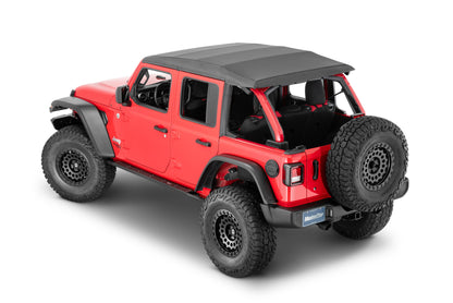 MasterTop 15501624 Fastback Soft Top In MasterTwill Fabric for 18+ Jeep Wrangler JL Unlimited