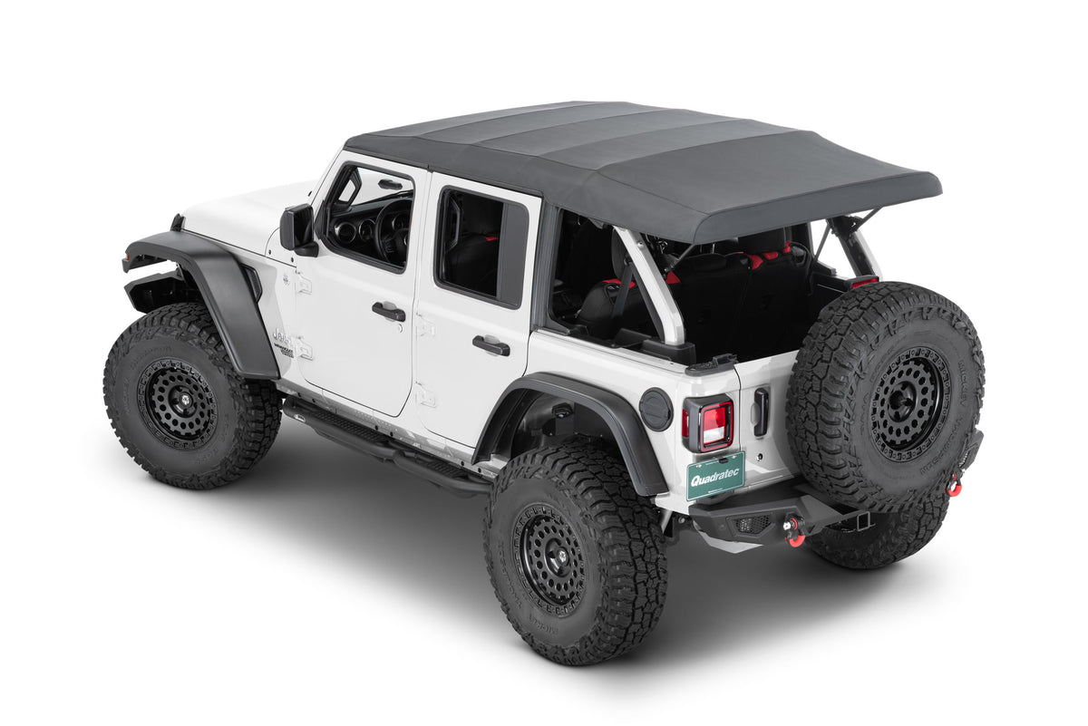 2435 Kit QuadraTop 11113.2435 Complete Soft Top Kit for 18+ Jeep Wrangler JL Un ...