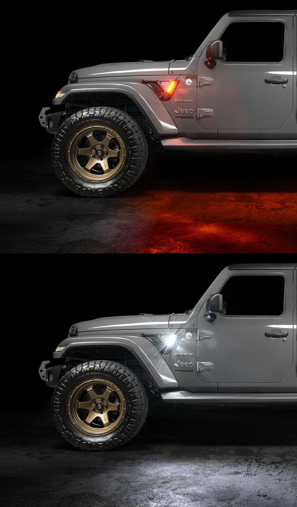 Oracle Lighting 5861-504 Sidetrack Fender LED Lighting System for Jeep Wrangler JL & Gladiator JT
