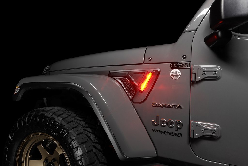 Oracle Lighting 5861-504 Sidetrack Fender LED Lighting System for Jeep Wrangler JL & Gladiator JT