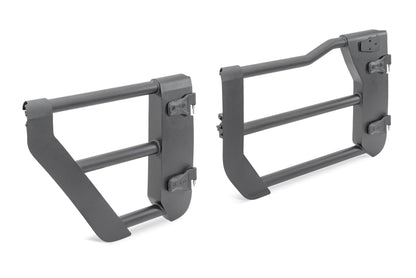 Quadratec Tube Doors Front & Rear Tube Doors with FREE Mirrors for 18 Jeep Wrangler JL & Gladiator JT