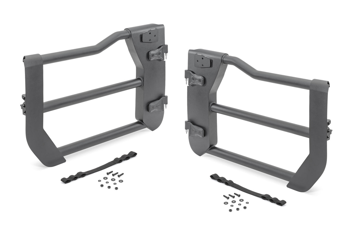 Quadratec Tube Doors Front & Rear Tube Doors with FREE Mirrors for 18 Jeep Wrangler JL & Gladiator JT