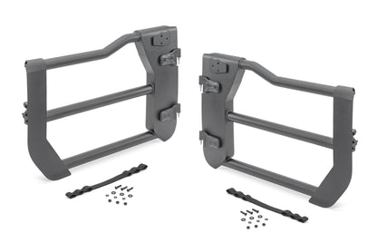 Quadratec Tube Doors Front & Rear Tube Doors with FREE Mirrors for 18 Jeep Wrangler JL & Gladiator JT
